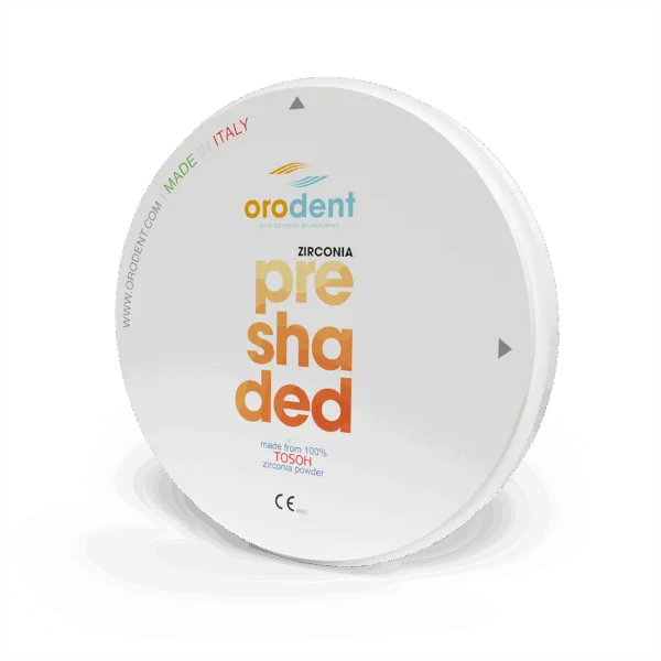 Zirconia Orodent Preshaded